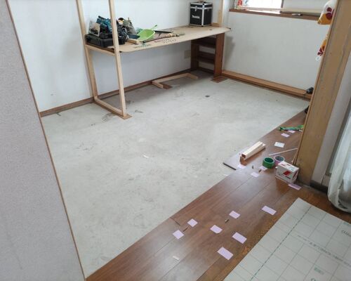 床工事
