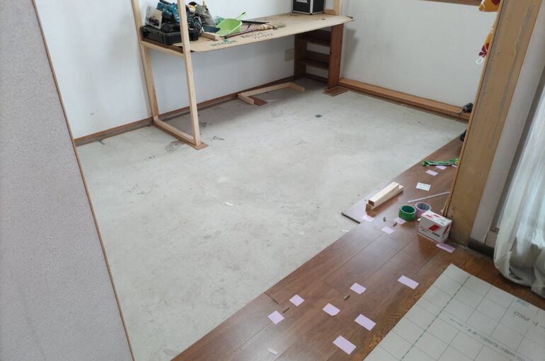 床工事