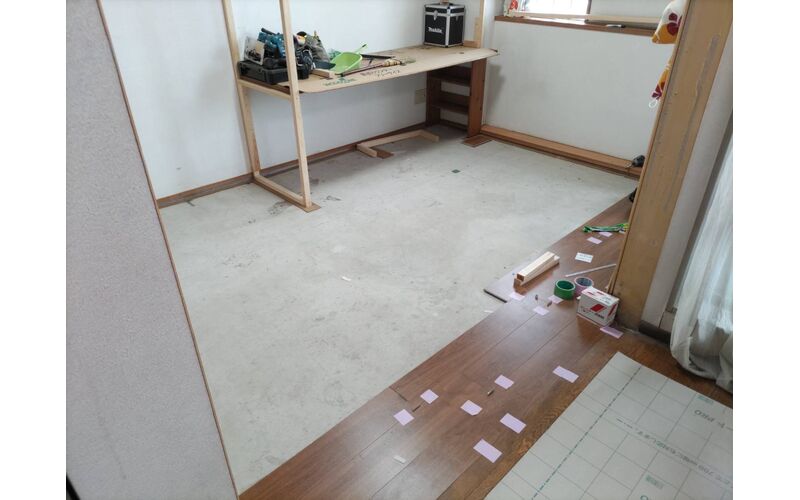 床工事