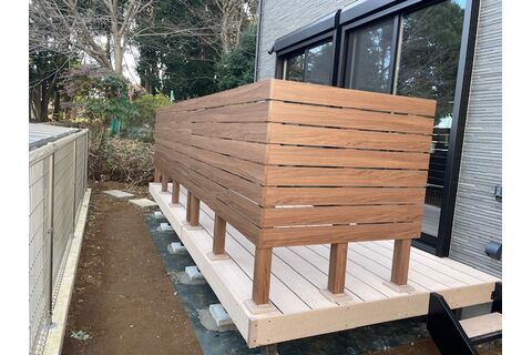 人工芝張り工事